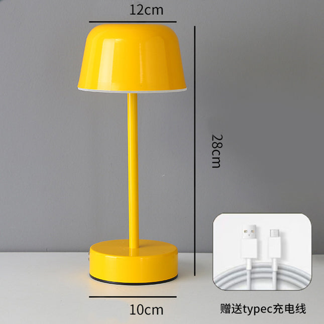 Yellow Modern Minimalist LED Table Lamp
