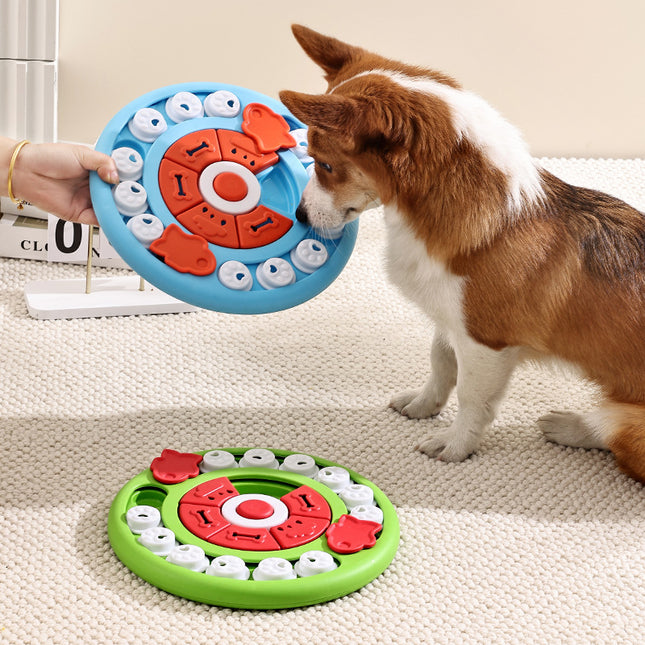 Green Interactive Pet Puzzle Feeder Toy – product detail
