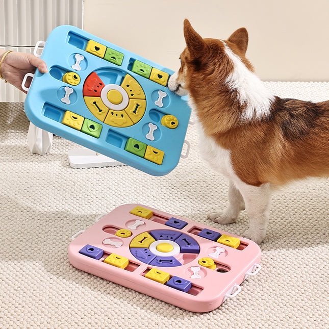 Blue Advanced Interactive Dog Puzzle Toy – product detail