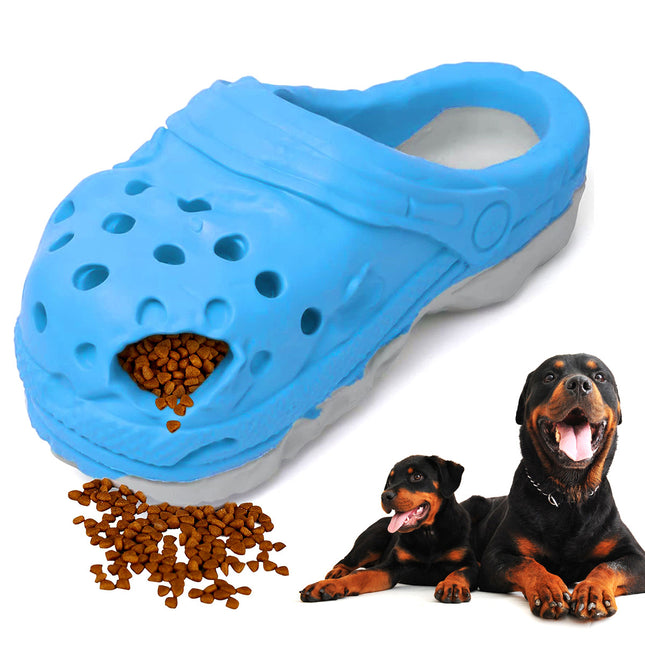 Size S Blue Tough Slipper Dog Chew Toy