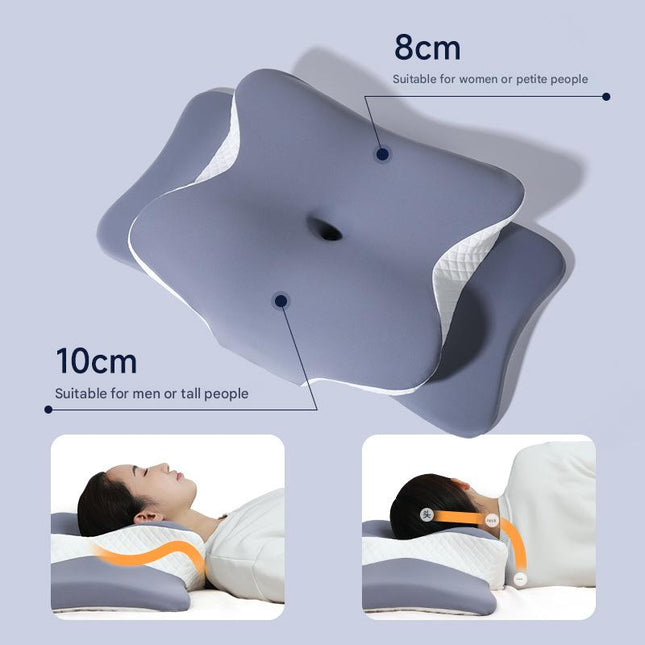 Light Green Ergonomic Butterfly Memory Foam Pillow – product detail
