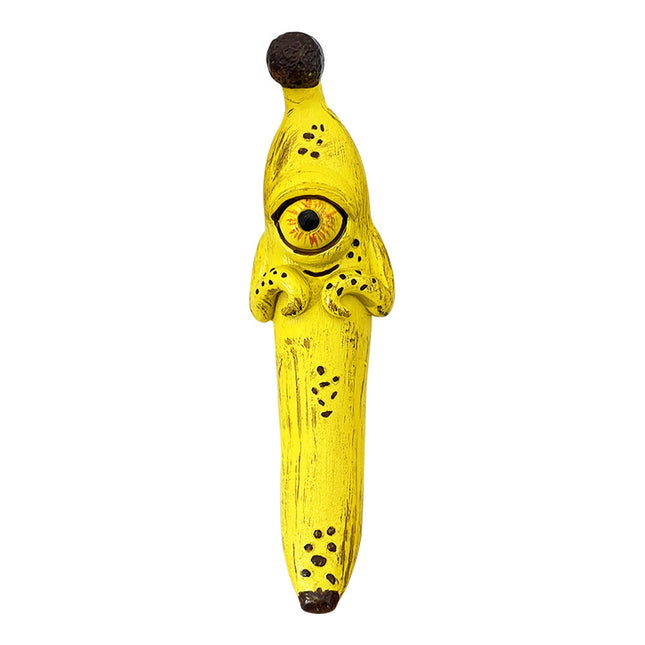 3 Pcs Style 1 Yellow Whimsical Magic Banana Monster Figurine