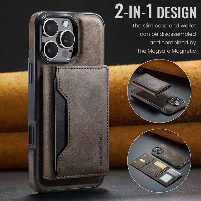 Coffee Premium MagSafe Wallet Case for iPhone 16 Pro Max