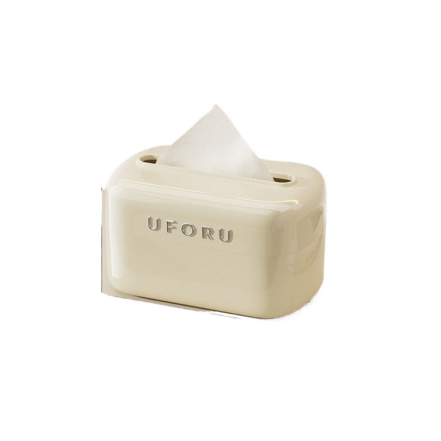 Cream white multifunctional (separate tissue box) 17.5cm 11cm 10.5cm V888-ELOSUNG274