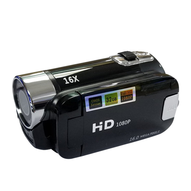 Black Capture Life's Moments HD 1080P Digital Camcorder