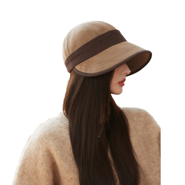 Brown Elegant Warm Bucket Hat – product detail