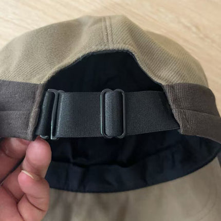 Coffee Elegant Warm Bucket Hat - Minimalist Color Block Design, Face-Slimming Style for Autumn & Winter