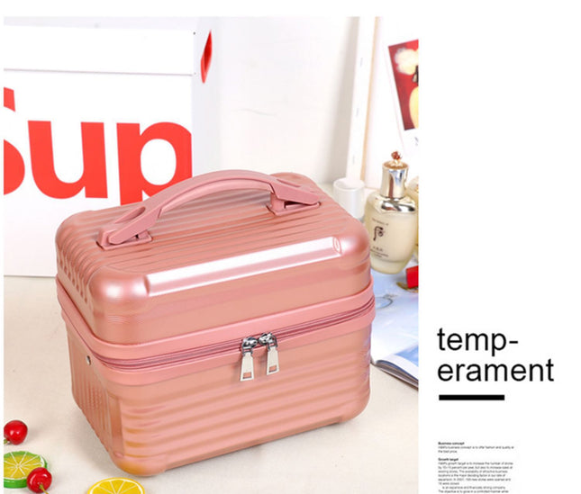 Pink Durable Hard Shell Makeup Travel Case – product detail
