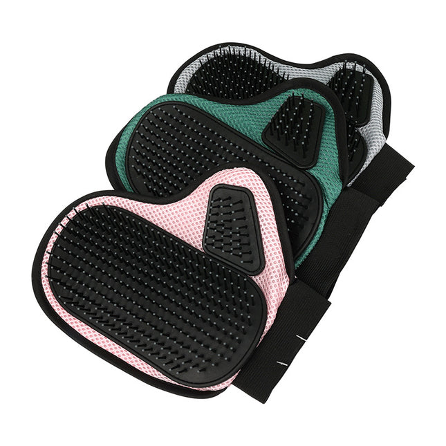 2 Pcs Pink And Black Pet Grooming Glove – product detail