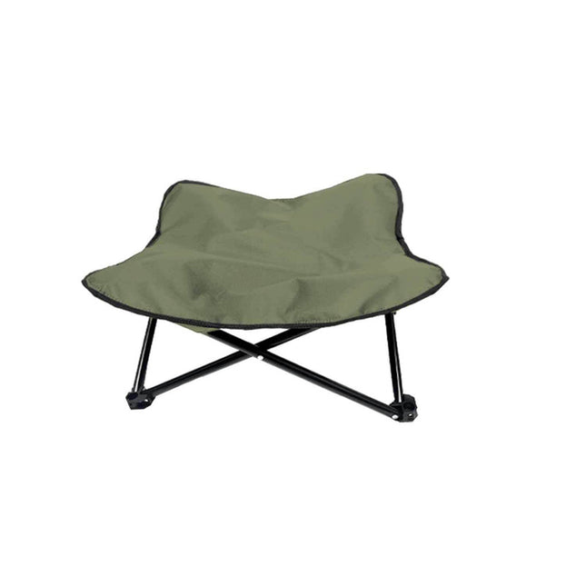 Green Elevated Comfort Pet Bed