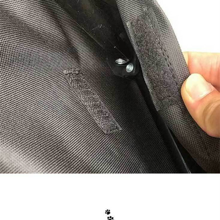 Brown Elevated Comfort Pet Bed - Portable & Foldable Dog Cat Cot - Durable 600D Oxford Fabric, Washable Cover, All Seasons
