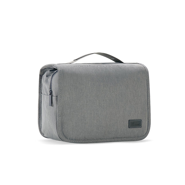 Grey Eco-Friendly RPET Hanging Toiletry Bag