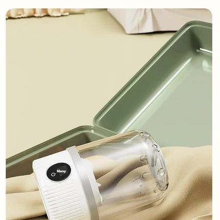 Blue Portable Mini Washing Machine - Rechargeable USB-C Electric Washer for Travel, Delicates & Socks