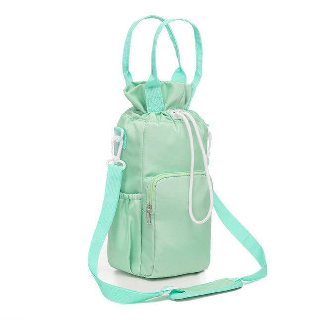 Green Insulated Tumbler Carrier Bag