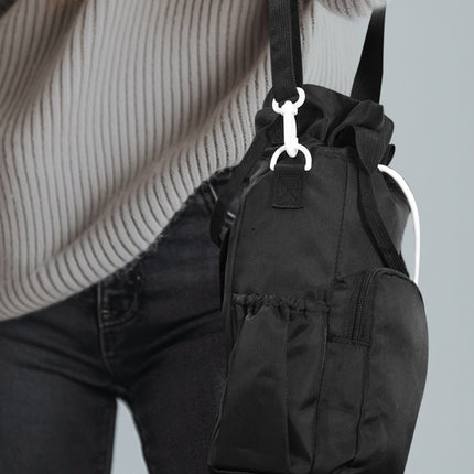 Green Insulated Tumbler Carrier Bag - Crossbody Water Bottle Holder with Pockets & Adjustable Strap for Large Cups (Note: cup not included)