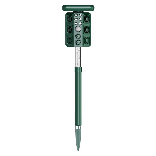Green Solar Powered Ultrasonic Animal Repeller