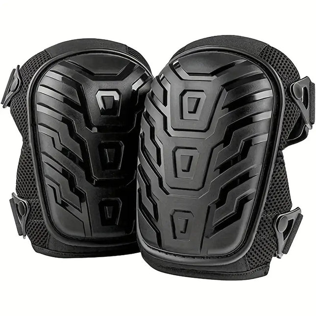 1 Pair Black Professional Hard Shell Knee Pads
