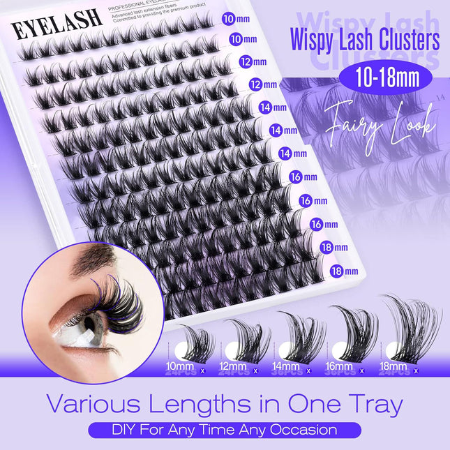 3 Pcs Black Stunning DIY Cluster Eyelash Extension Kit – product detail