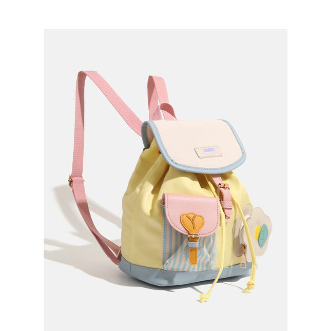Colorful Chic Colorblock Mini Backpack – product detail