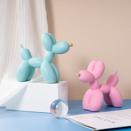 Dark Blue Modern Resin Balloon Dog Sculpture – product features