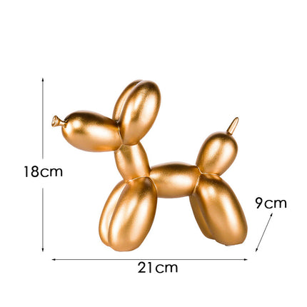 Gold Modern Resin Balloon Dog Sculpture