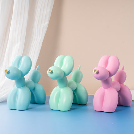 Gold Modern Resin Balloon Dog Sculpture – shape and profile