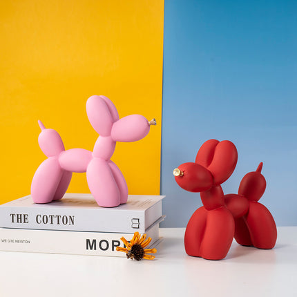 Gold Modern Resin Balloon Dog Sculpture – product perspective
