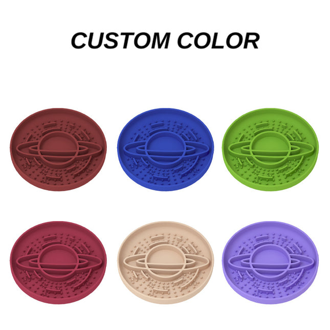 Green Silicone Planet Slow Feeder Dog Bowl – product detail