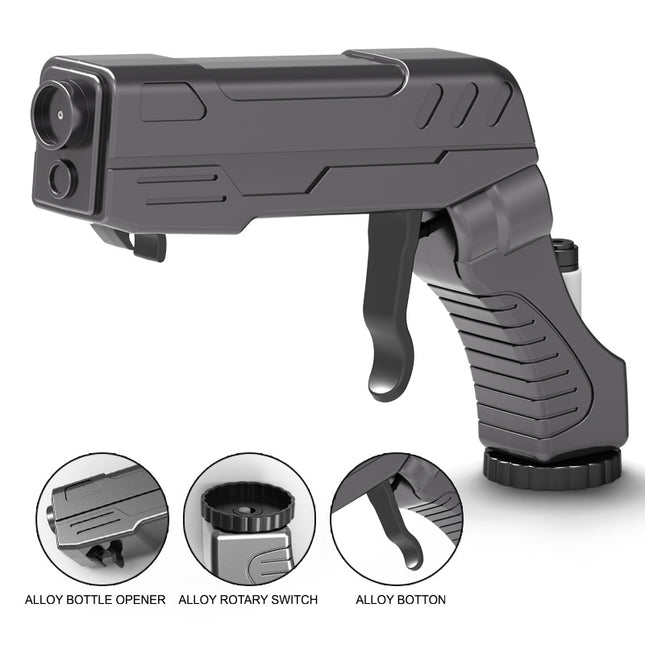 Black Champagne & Beer Spray Gun