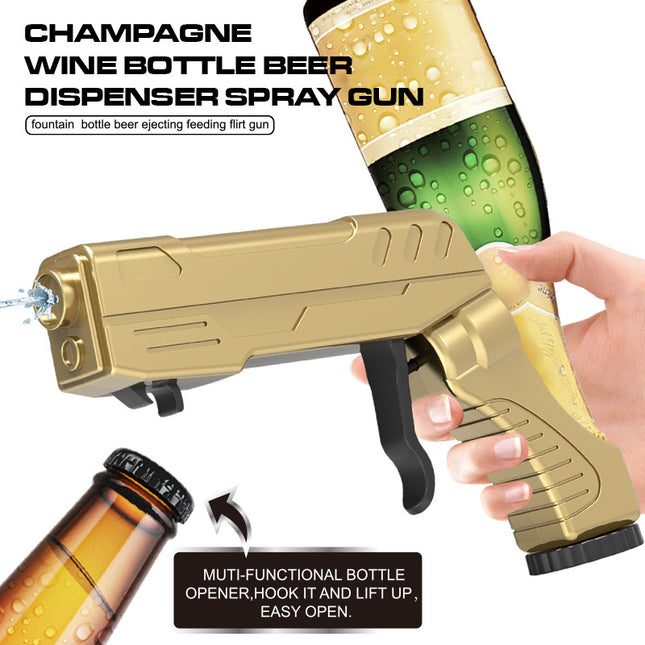 Black Champagne & Beer Spray Gun – product detail