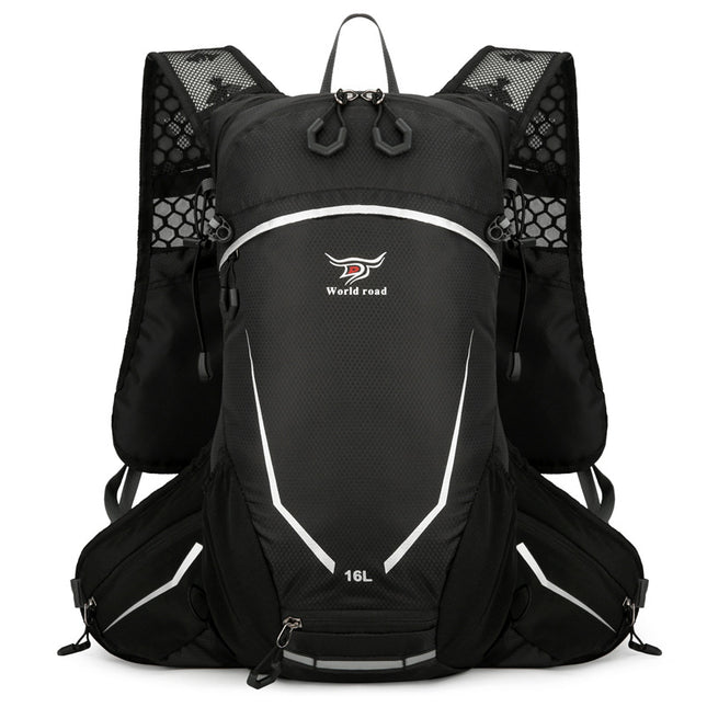 Black Lightweight 16L Outdoor Cycling & Hiking Backpack