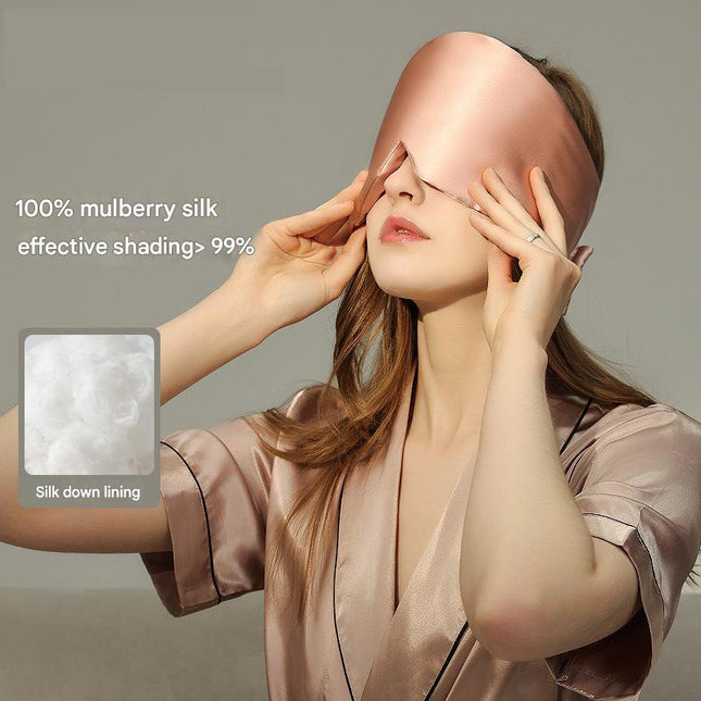 Pink Luxury 19 Momme Mulberry Silk Sleep Mask – product detail