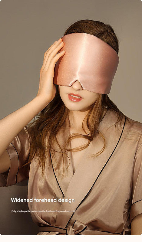 Blue Luxury 19 Momme Mulberry Silk Sleep Mask – product detail