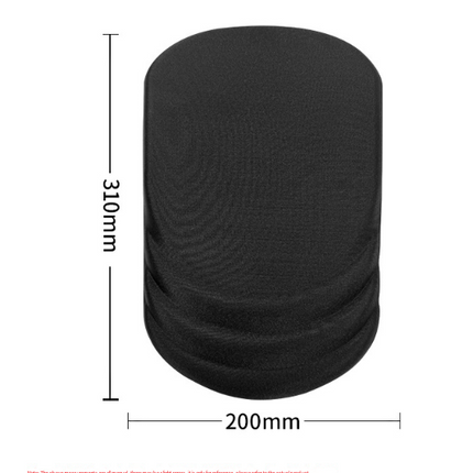 White Ergonomic Mouse Pad with 3D Silicone Gel Wrist Rest - Stylish Comfort & Support for Office & Home