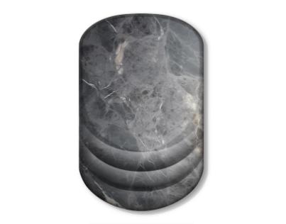Grey Ergonomic Mouse Pad with 3D Silicone Gel Wrist Rest