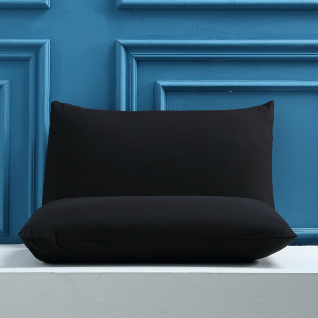 Black Ultra Soft Brushed Waterproof Pillow Protectors (Set of 2)