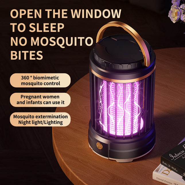 White Portable 3-in-1 Electric Mosquito Zapper Lamp – product detail