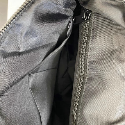 Size S Black Stylish Waterproof Nylon Backpack - Lightweight, Multi-Pocket for Travel, Commute & Daily Use