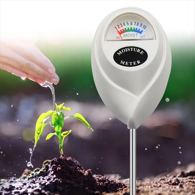 2 Pcs White Soil Moisture Meter