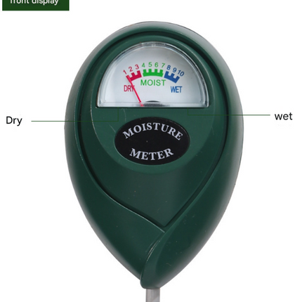 2 Pcs (1 Green + 1 Black) Soil Moisture Meter - Accurate Plant Water Monitor for Garden & Potted Plants, No Batteries Needed