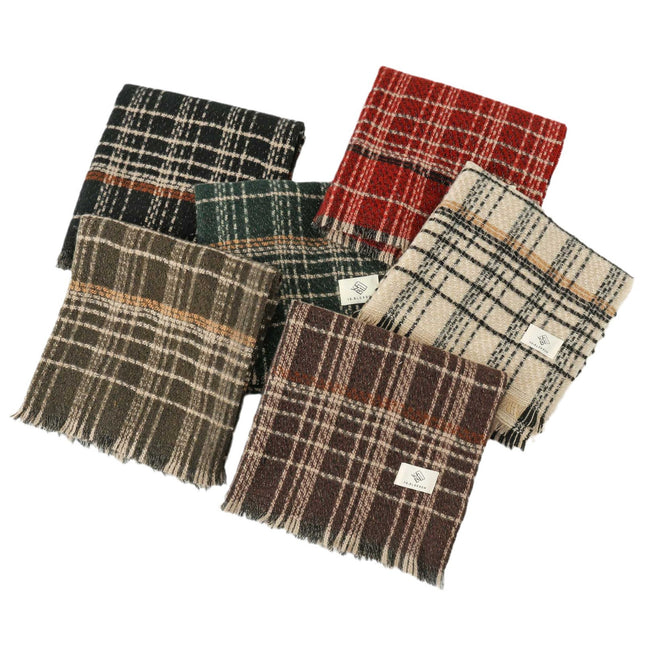Green Chic Plaid Winter Scarf – product detail