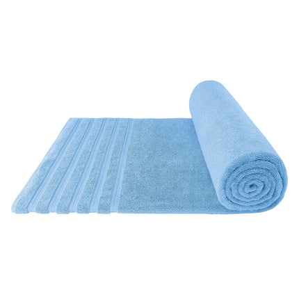 White Luxury 6-Piece Combed Cotton Towel Bale Set - Ultra Soft & Absorbent Bath, Hand, Face Towels