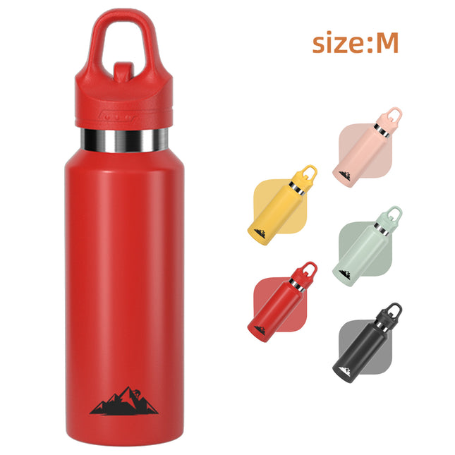 Red 480ml Insulated Stainless Steel Water Bottle