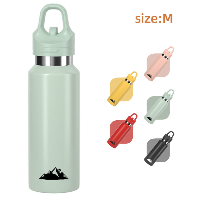 Green 480ml Insulated Stainless Steel Water Bottle