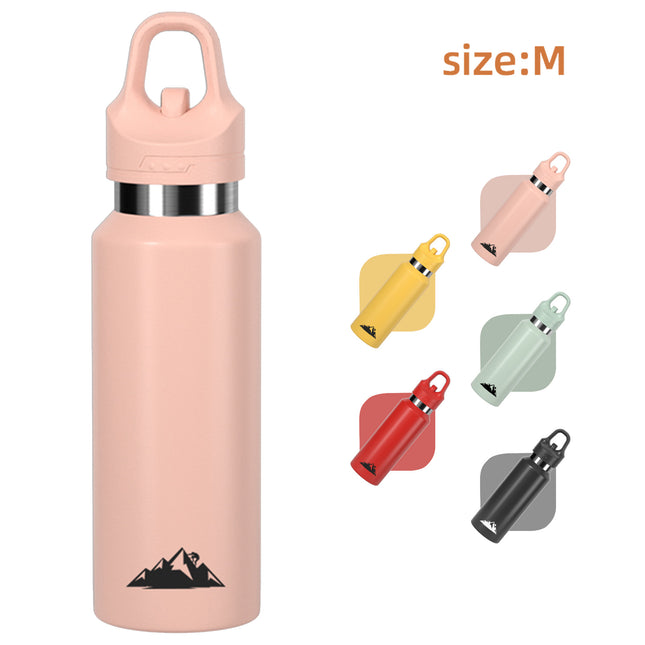 Pink 480ml Insulated Stainless Steel Water Bottle