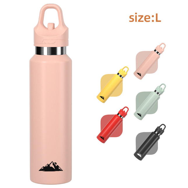 Pink 680ml Insulated Stainless Steel Water Bottle