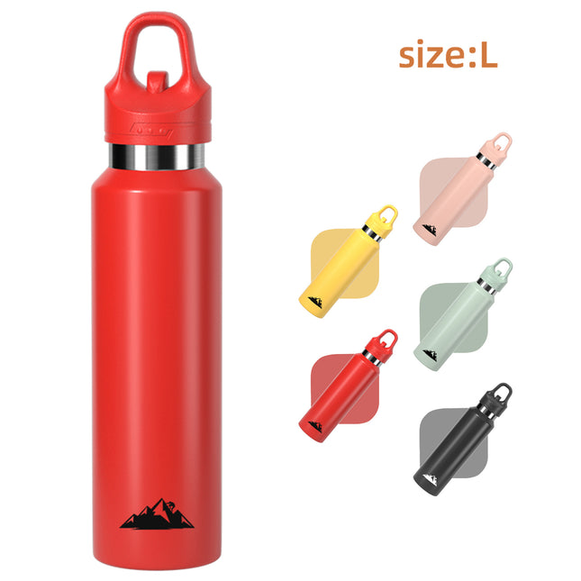 Red 680ml Insulated Stainless Steel Water Bottle