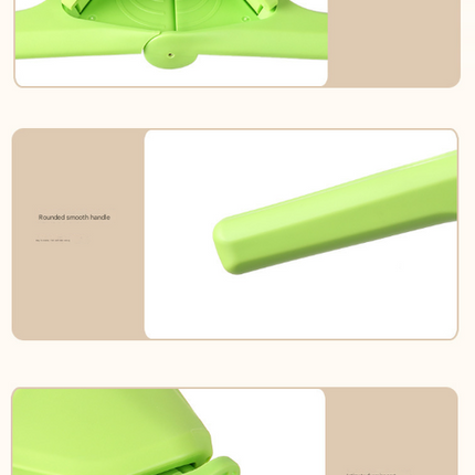 3 Pcs Green Easy-Squeeze Manual Citrus Juicer - Durable Lemon & Orange Squeezer with Pour Spout, Food-Grade PP