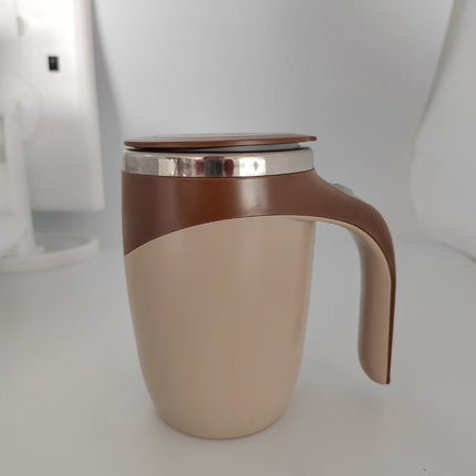 Coffee USB Rechargeable Automatic Stirring Mug - 320ml, Magnetic Mixing Coffee Cup, 12x11x15cm