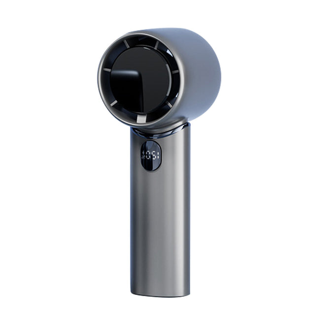 Grey Mini Bladeless Handheld Fan